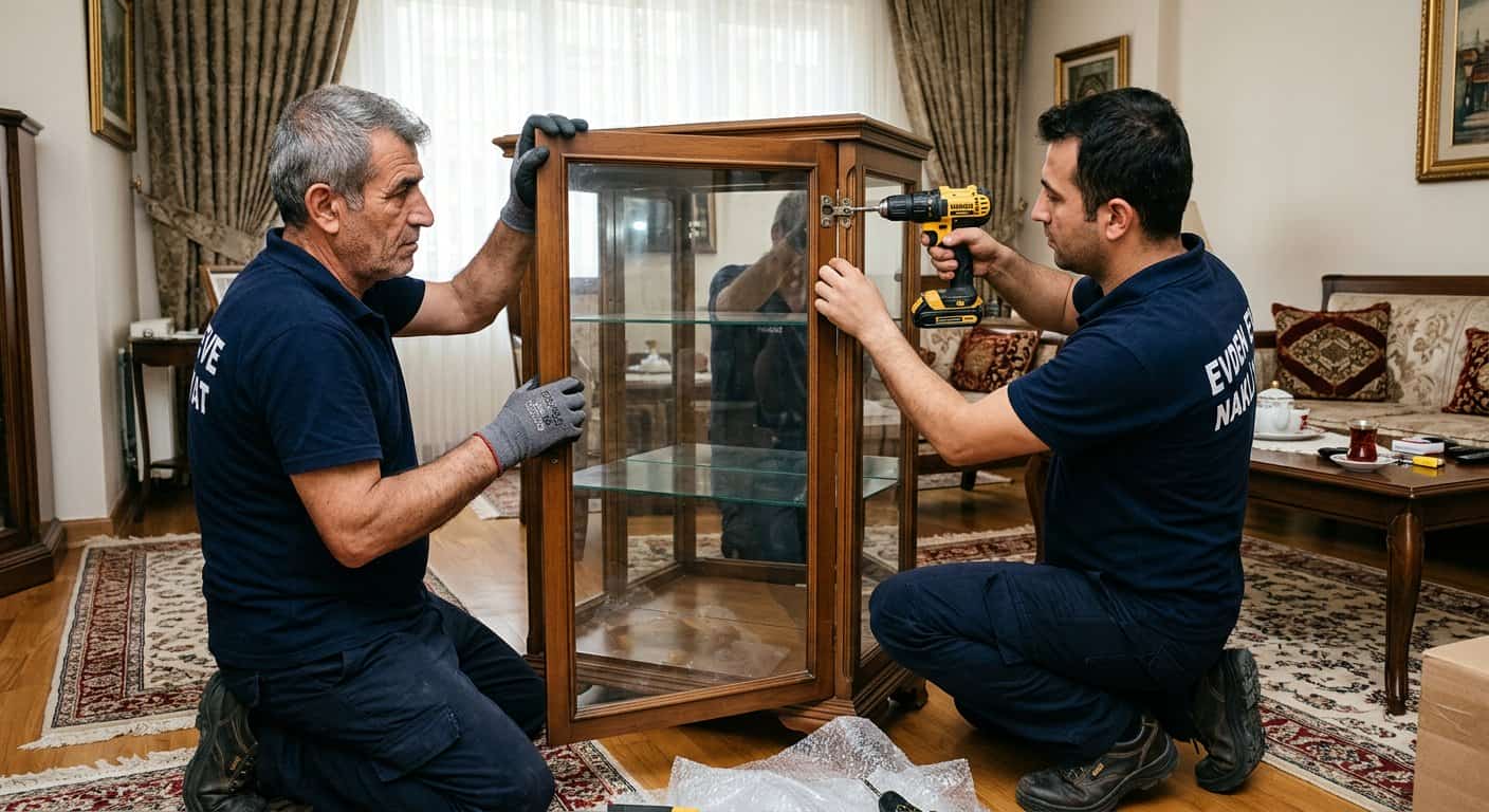 Ahşap çerçeve parçasını güvenli şekilde taşıma